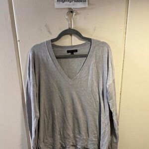 Banana-republic Women's Grey and Silver Jumper